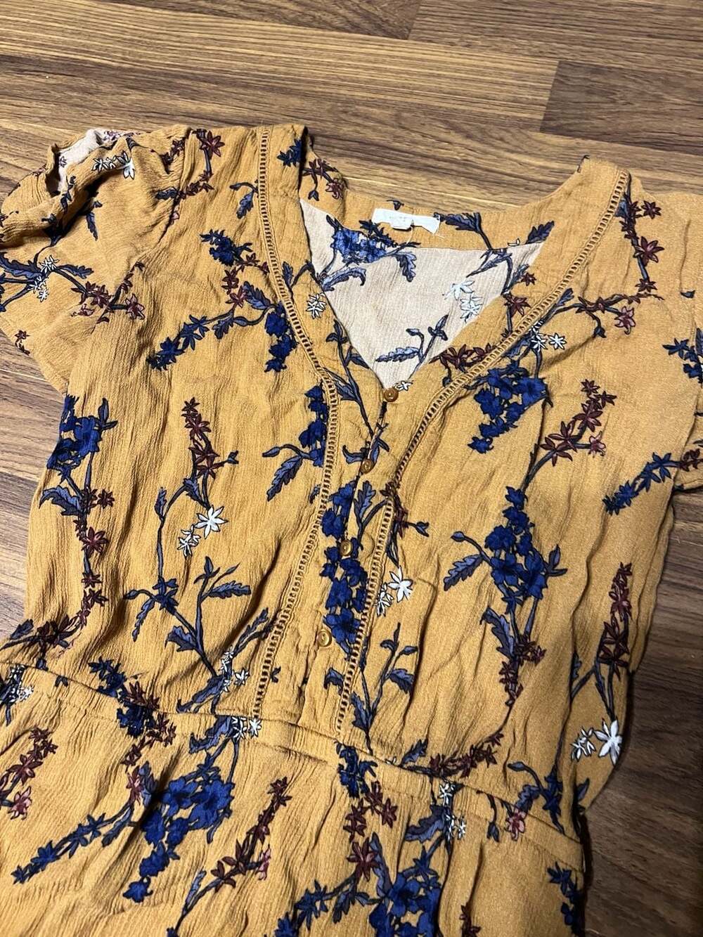 Maurices Women's Floral Print High-Low Boho Maxi Dress